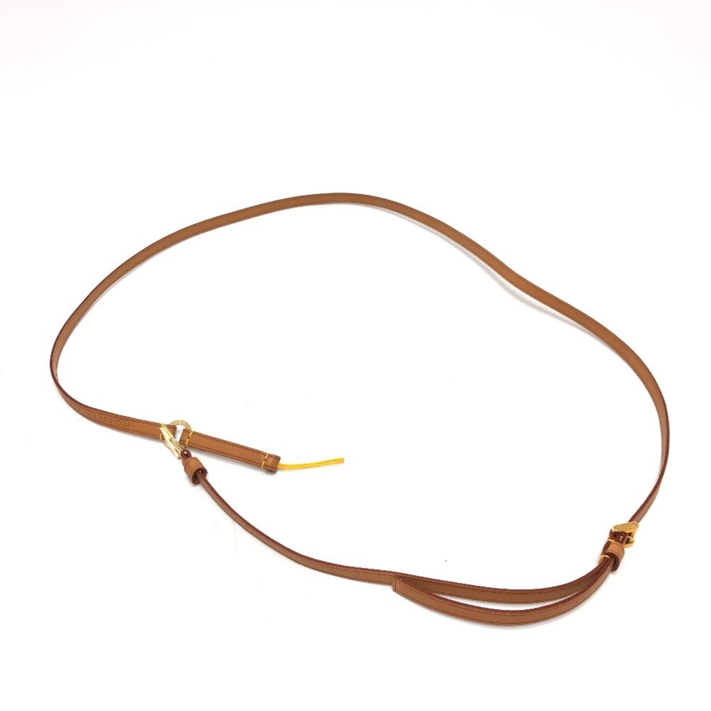 LOUIS VUITTON Louis Vuitton Strap Shoulder Belt Tanned Leather Women's Beige - Picture 3 of 9